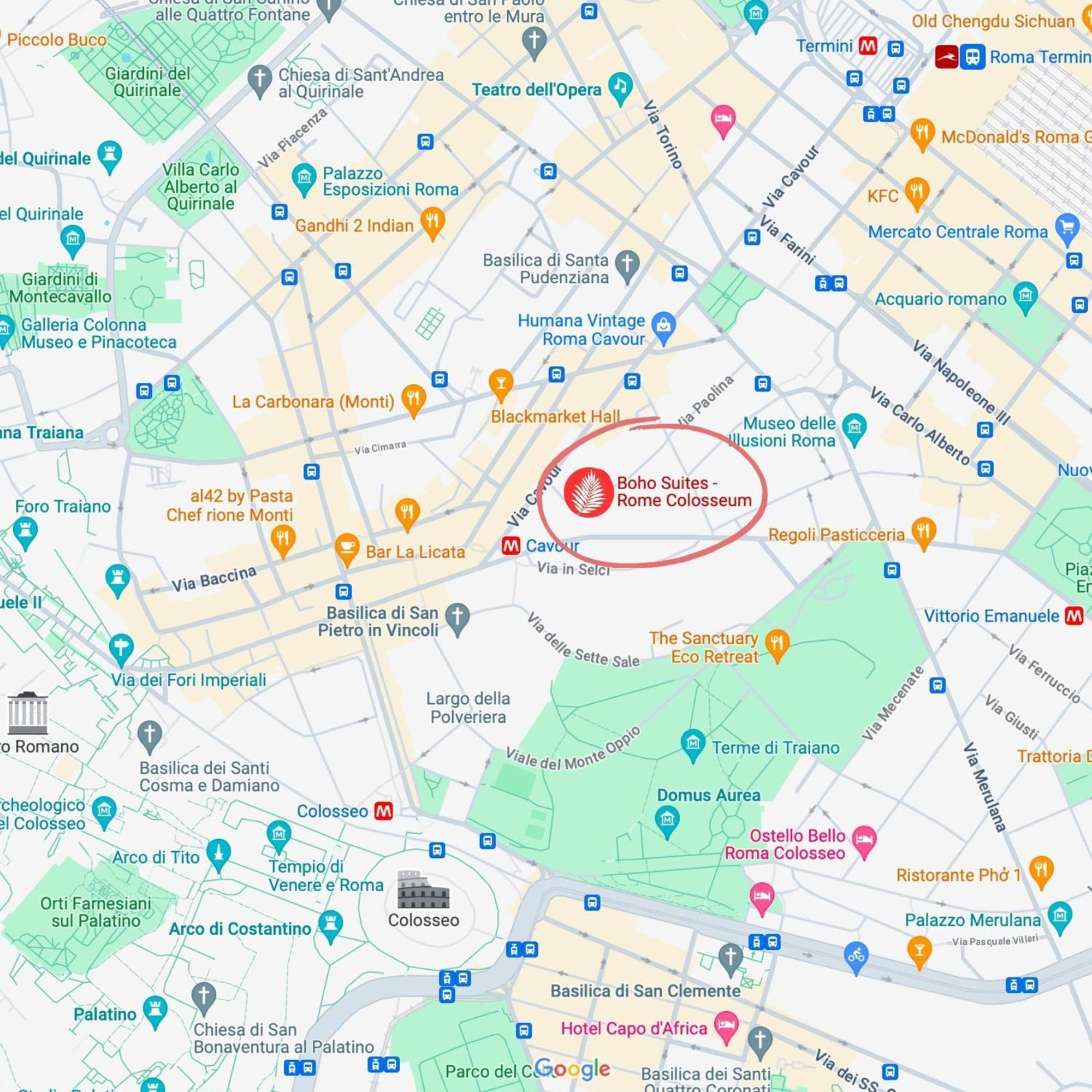 Boho Suites - Rome Colosseum Экстерьер фото